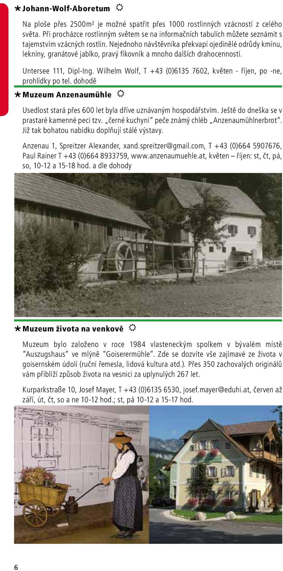 Nejednoho návštěvníka překvapí ojedinělé odrůdy kmínu, lekníny, granátové jablko, pravý fíkovník a mnoho dalších drahocenností. Untersee 111, Dipl-Ing.