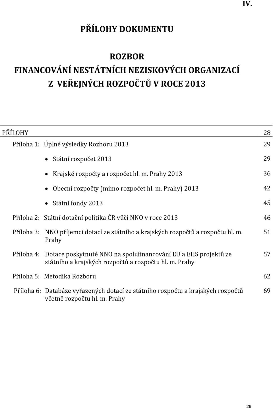 Prahy 2013 36 Obecní rozpočty (mimo rozpočet hl. m.