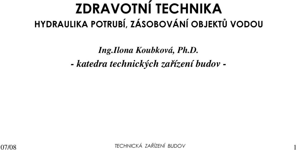 Ilona Koubková, Ph.D.