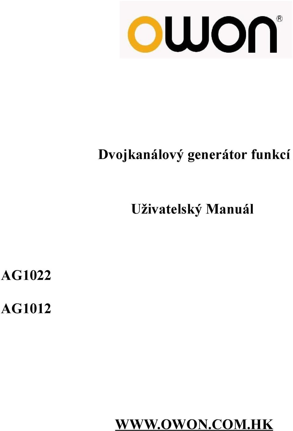 Uživatelský Manuál