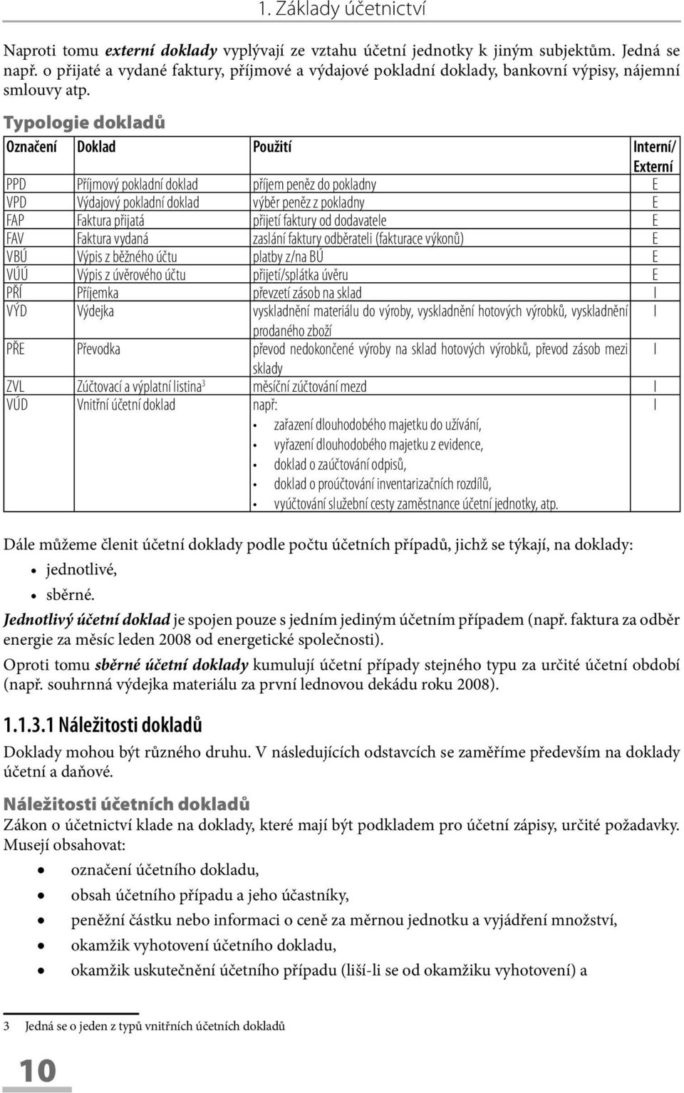 Typologie dokladů 3 Označení Doklad Použití Interní/ Externí PPD Příjmový pokladní doklad příjem peněz do pokladny E VPD Výdajový pokladní doklad výběr peněz z pokladny E FAP Faktura přijatá přijetí