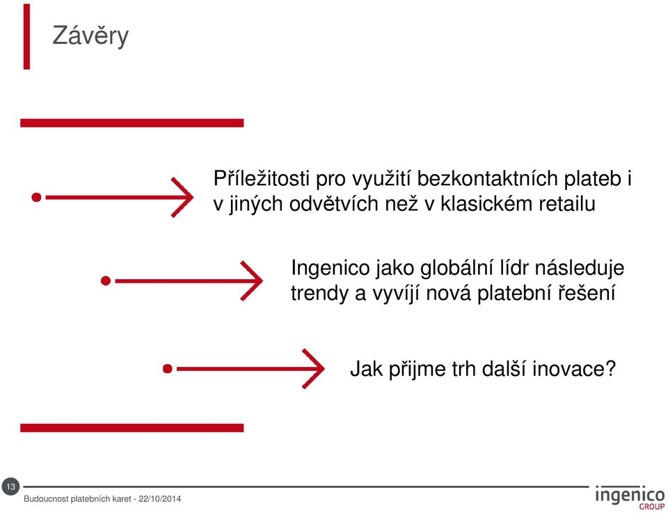 Ingenico jako globální lídr následuje trendy a