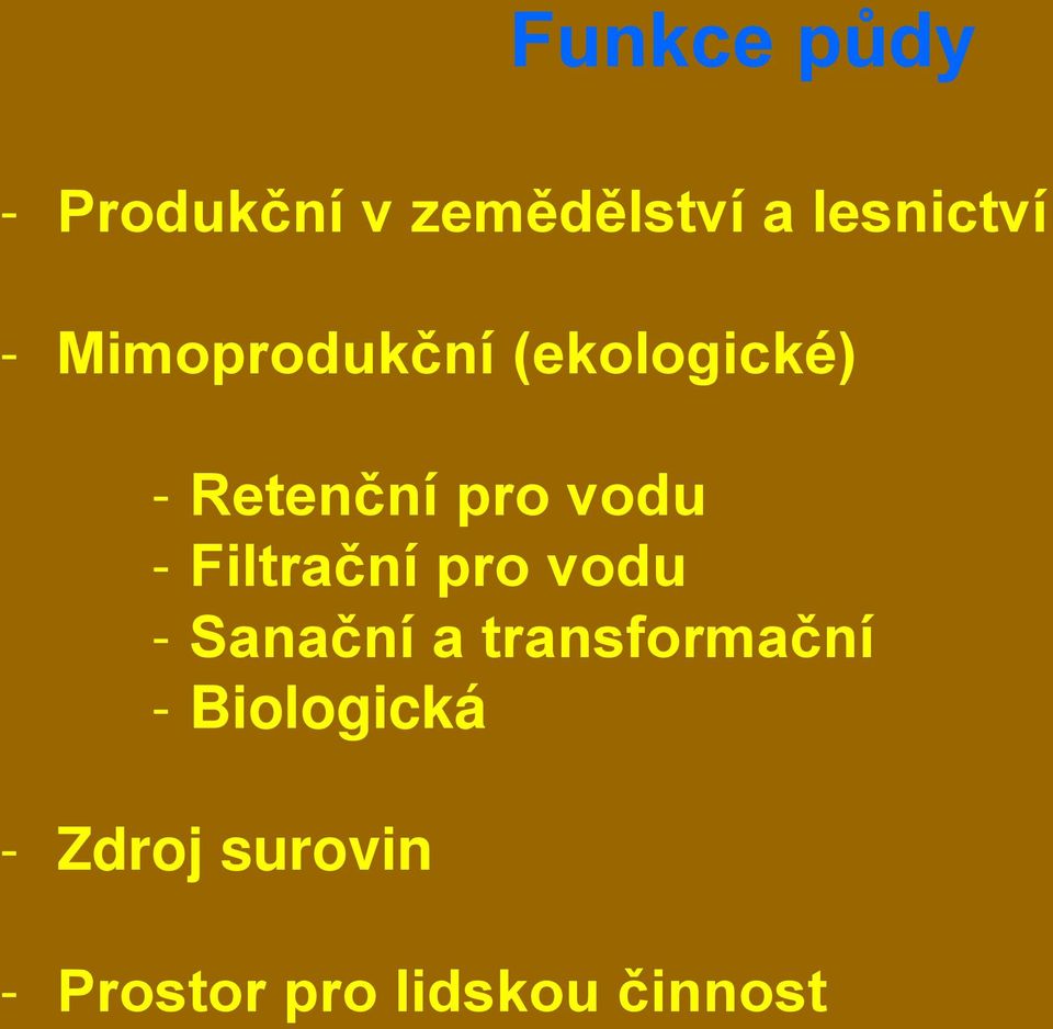 Filtrační pro vodu - Sanační a transformační -