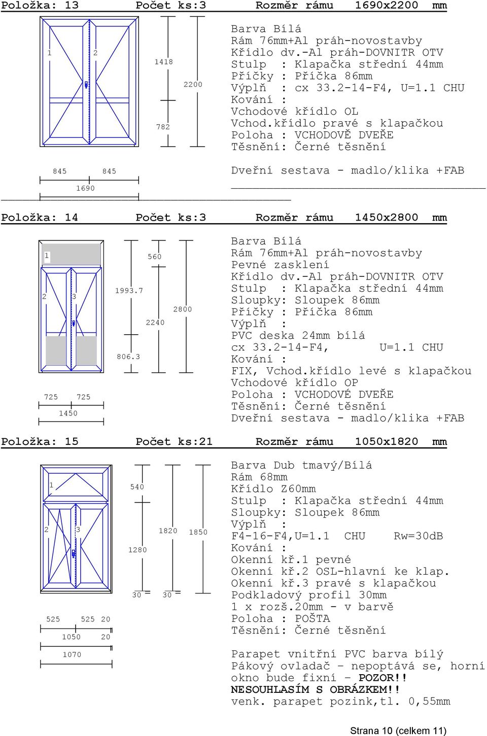 2-4-F4, U=. CHU FIX, Vchod.