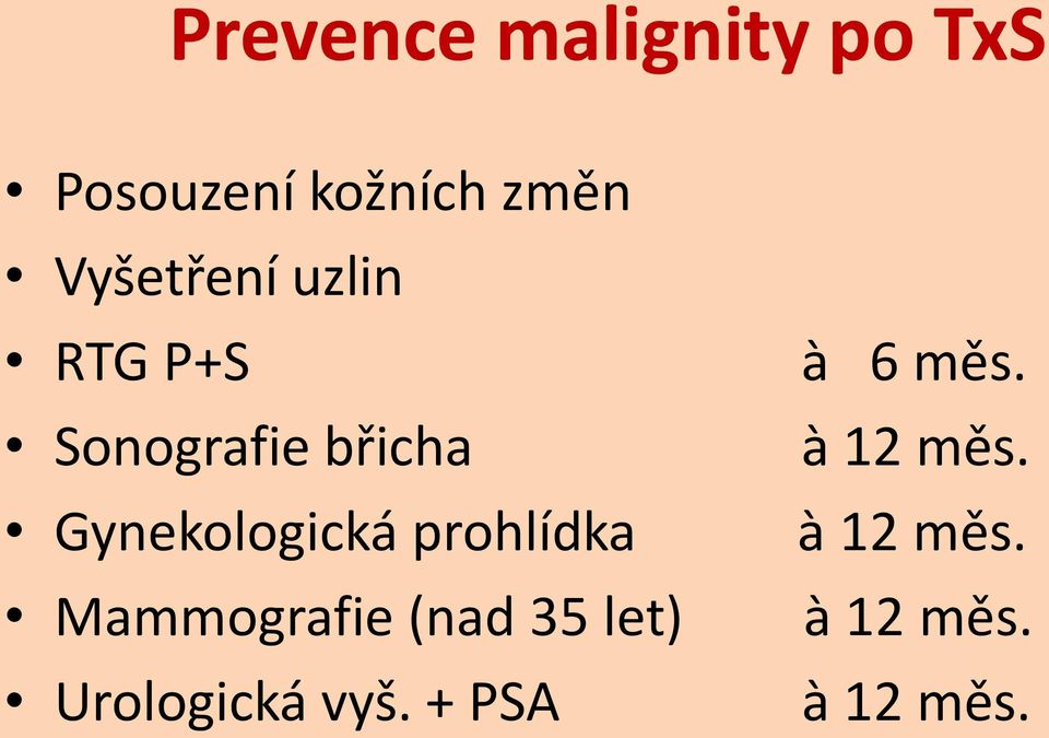 Gynekologická prohlídka Mammografie (nad 35 let)