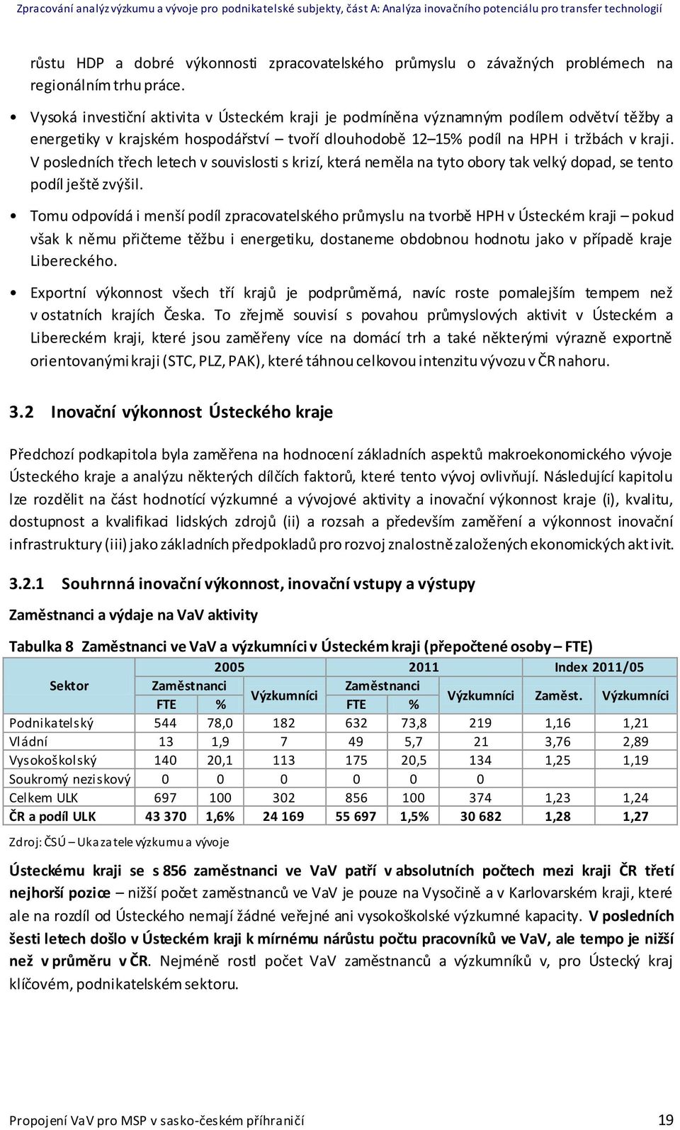 V posledních třech letech v souvislosti s krizí, která neměla na tyto obory tak velký dopad, se tento podíl ještě zvýšil.