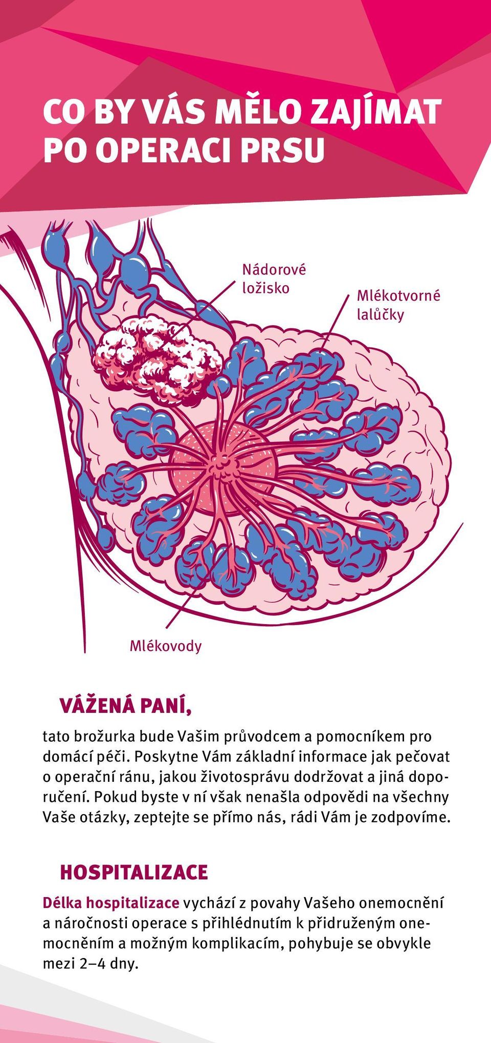 Pokud byste v ní však nenašla odpovědi na všechny Vaše otázky, zeptejte se přímo nás, rádi Vám je zodpovíme.