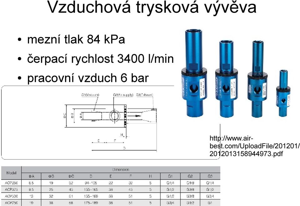 pracovní vzduch 6 bar http://www.