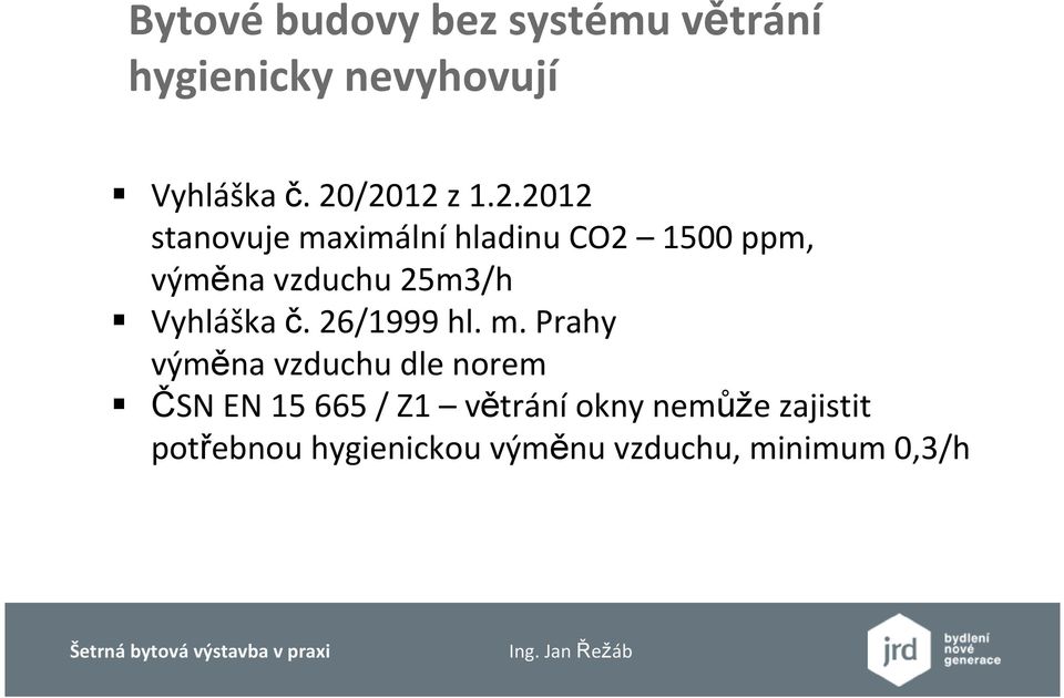 25m3/h Vyhláška č. 26/1999 hl. m.