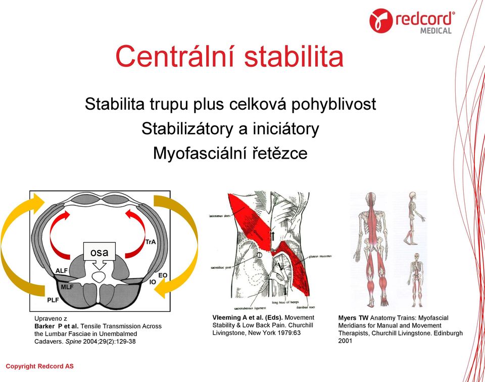 Spine 2004;29(2):129-38 Vleeming A et al. (Eds). Movement Stability & Low Back Pain.