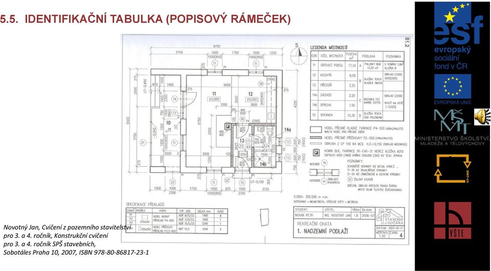 ročník, Konstrukční cvičení pro 3. a 4.