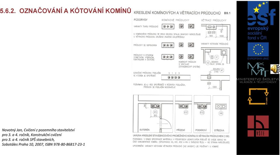 pozemního stavitelství pro 3. a 4.