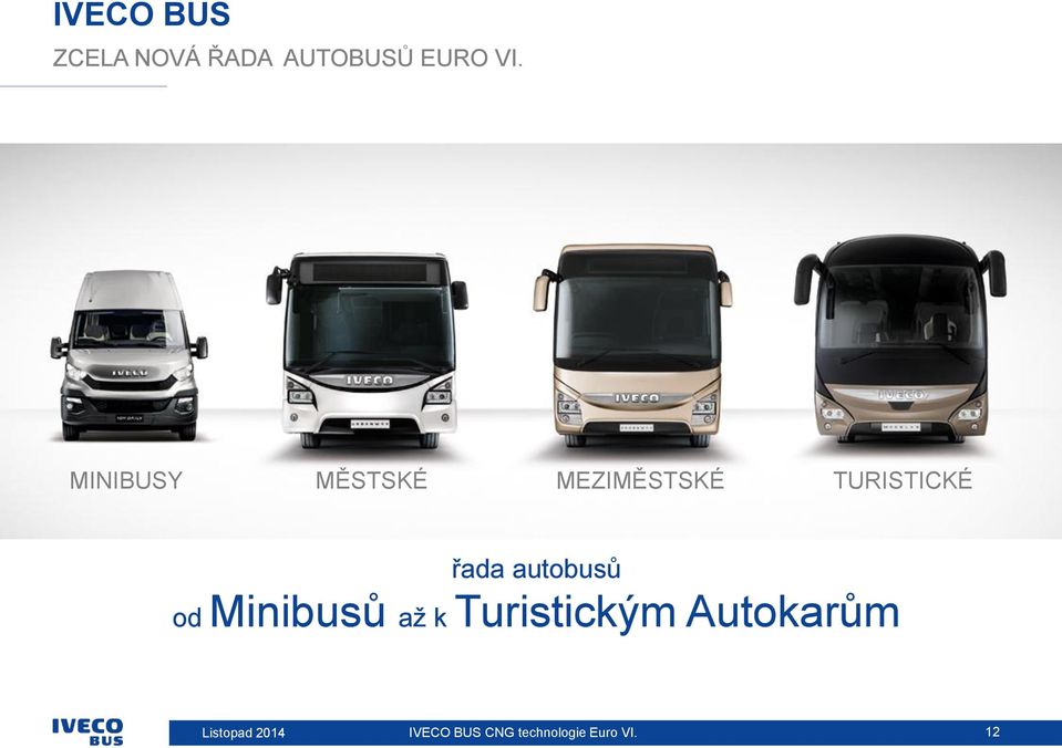 autobusů od Minibusů až k Turistickým