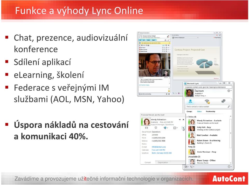 elearning, školení Federace s veřejnými IM