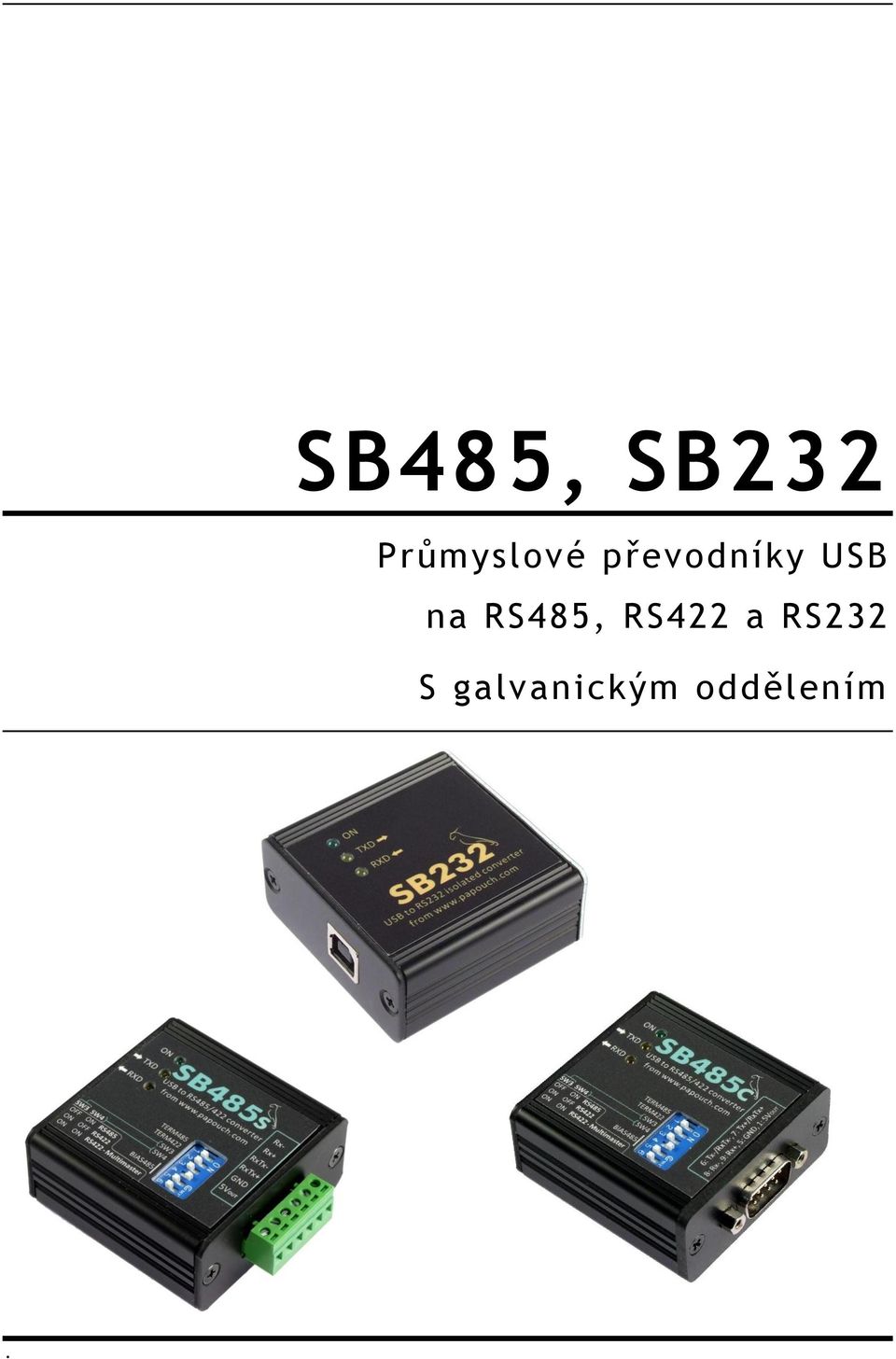 RS485, RS422 a