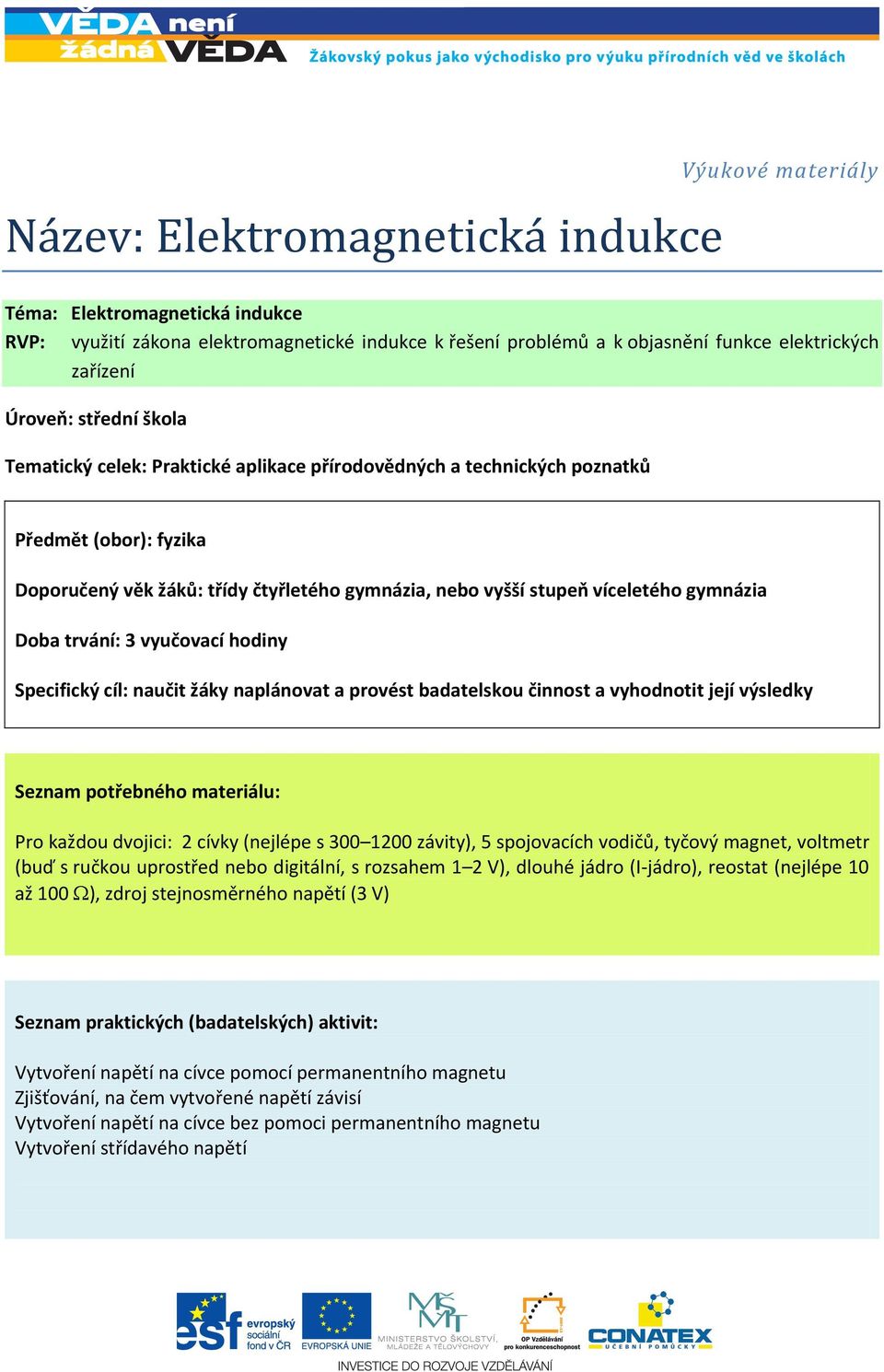 Název: Elektromagnetická indukce - PDF Free Download