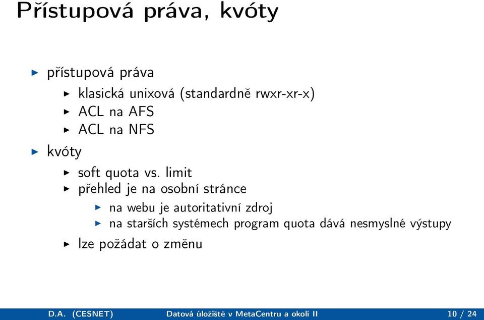 limit přehled je na osobní stránce na webu je autoritativní zdroj na starších