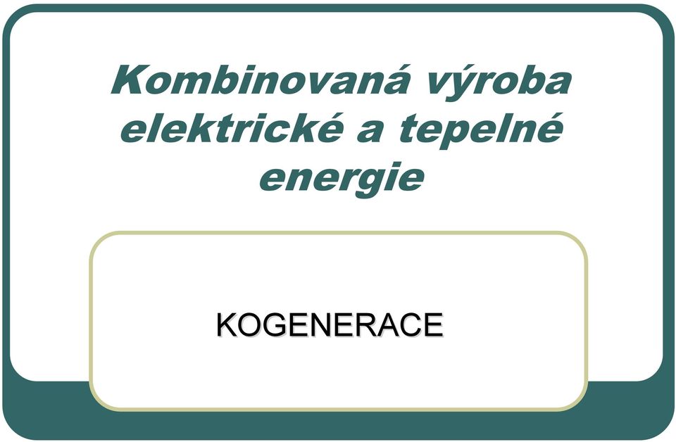 elektrické a