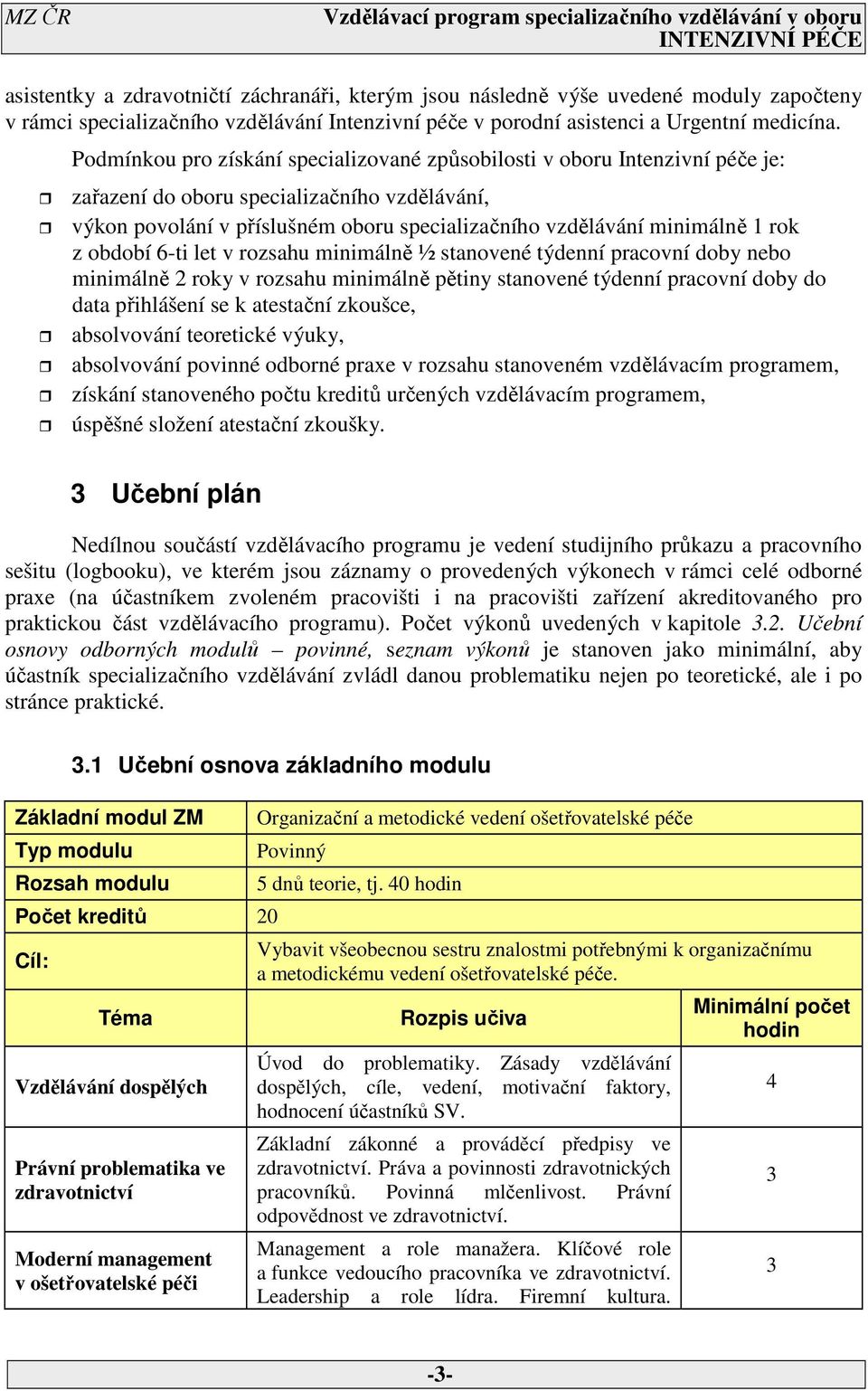 rok z období 6-ti let v rozsahu minimálně ½ stanovené týdenní pracovní doby nebo minimálně roky v rozsahu minimálně pětiny stanovené týdenní pracovní doby do data přihlášení se k atestační zkoušce,