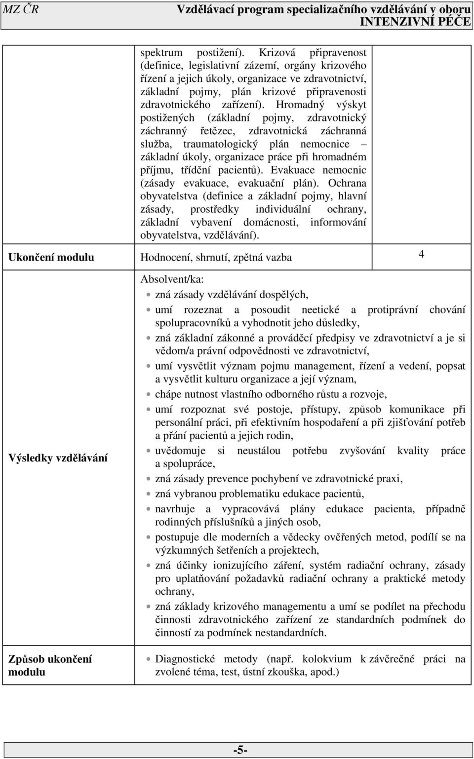 Hromadný výskyt postižených (základní pojmy, zdravotnický záchranný řetězec, zdravotnická záchranná služba, traumatologický plán nemocnice základní úkoly, organizace práce při hromadném příjmu,