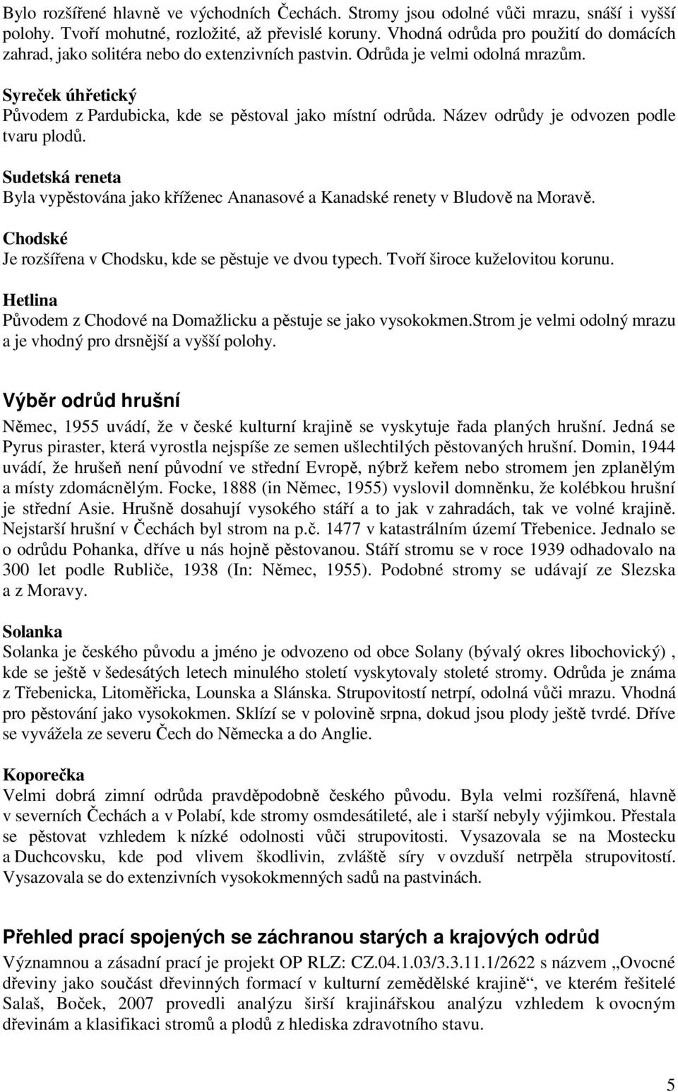 Ovocné stromy jako krajinotvorný prvek - PDF Stažení zdarma