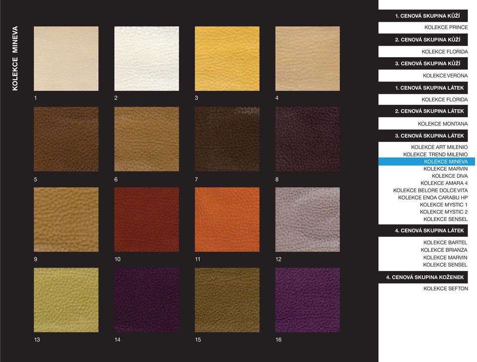 KOLEKCE FLORIDA Mink Teracota Oatmeal Almond Red Aubergine Teal Storm  Mocha. - PDF Free Download