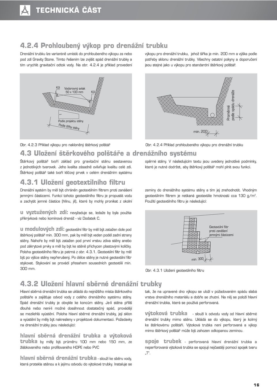 systém vibrolisovaných betonových prvků TECHNICKÁ ČÁST GRAVITY STONE opěrné  zdi systému - PDF Stažení zdarma