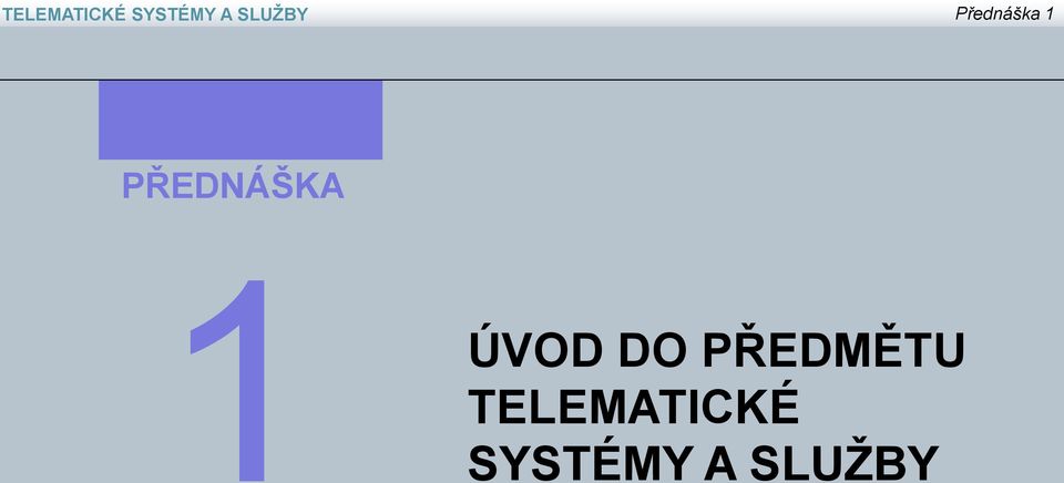 PŘEDMĚTU