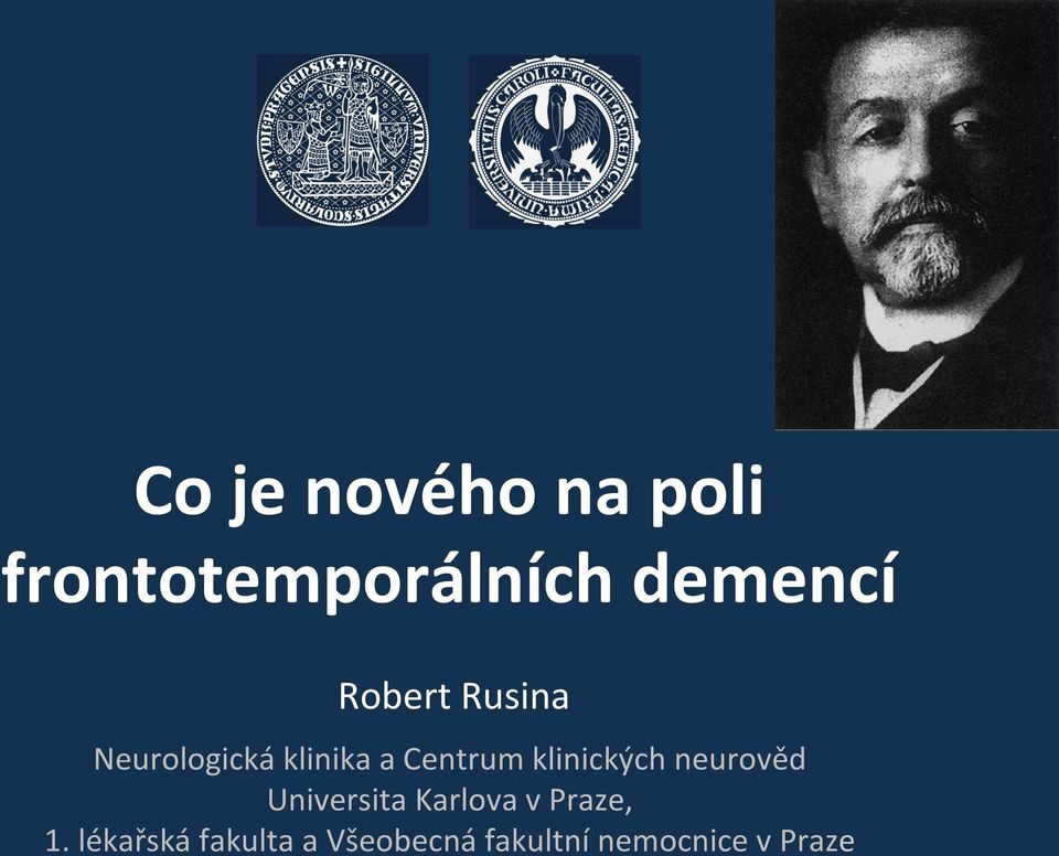 Rusina Universita Karlova v Praze, 1.