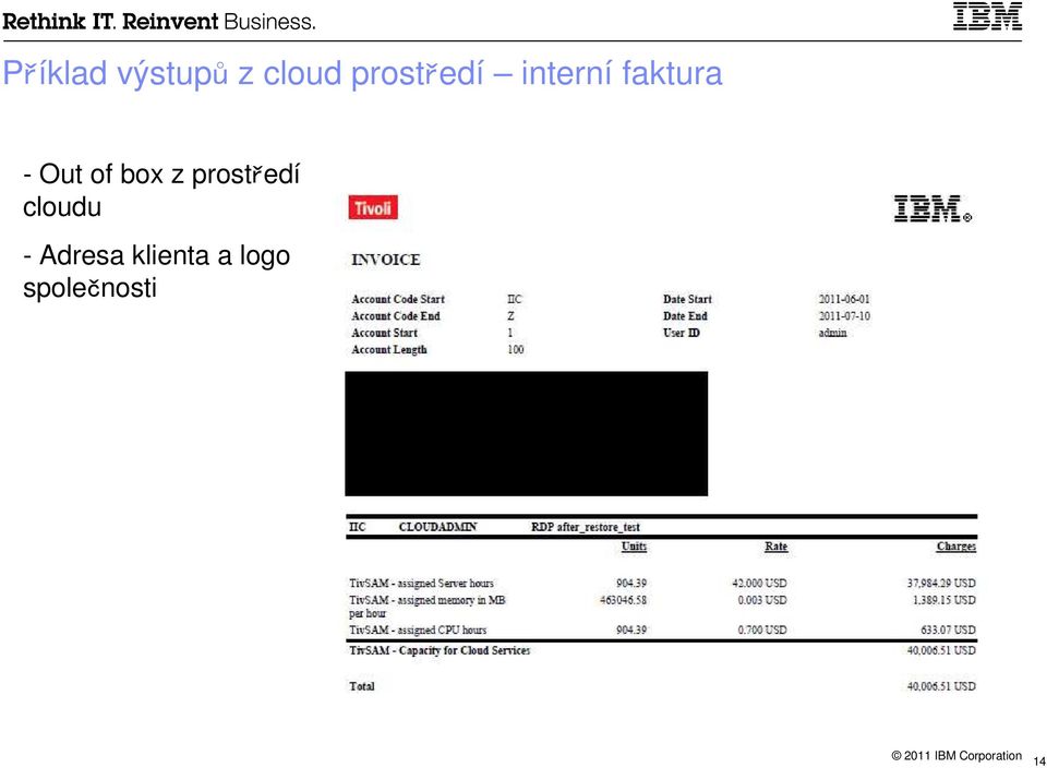 Out of box z prostředí cloudu