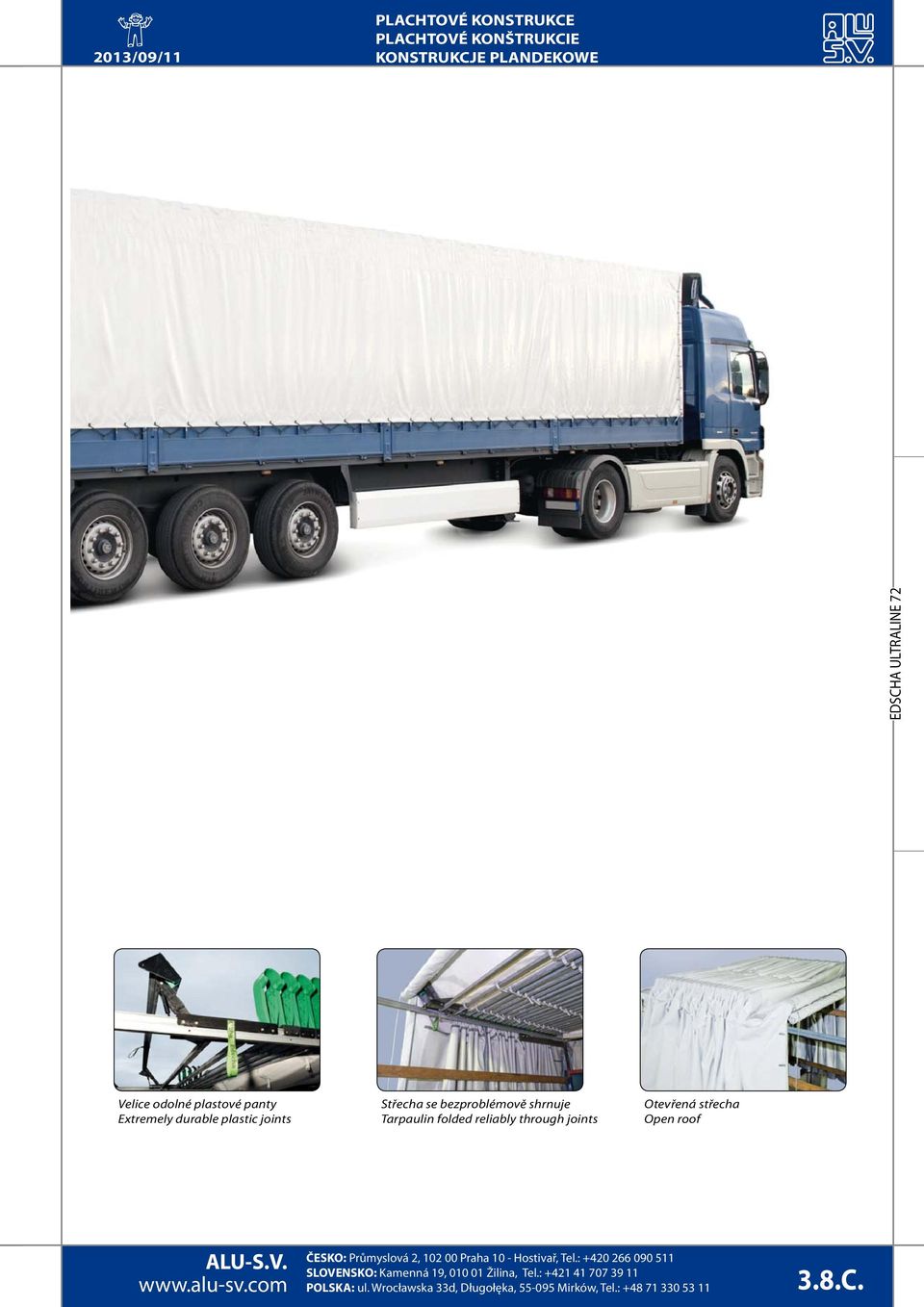 se bezproblémově shrnuje Tarpaulin folded