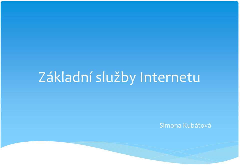 Internetu