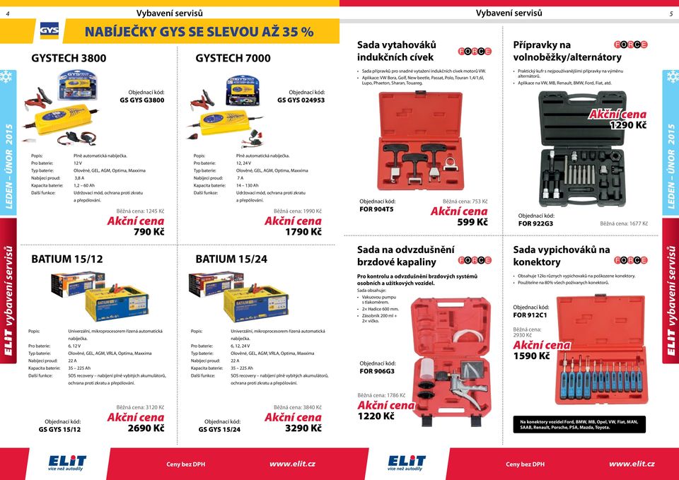 Aplikace na VW, MB, Renault, BMW, Ford, Fiat, atd.