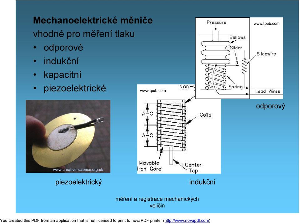 piezoelektrické www.tpub.com www.tpub.com odporový www.