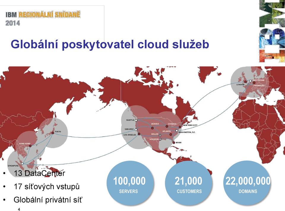 Globální privátní síť 100,000