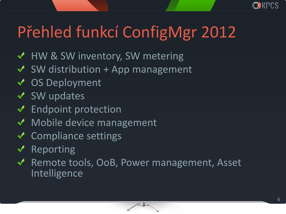 Endpoint protection Mobile device management Compliance