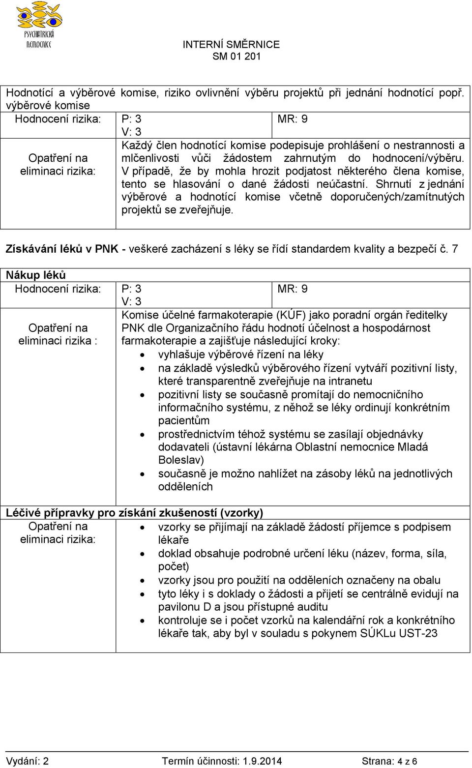 V případě, že by mohla hrozit podjatost některého člena komise, tento se hlasování o dané žádosti neúčastní.