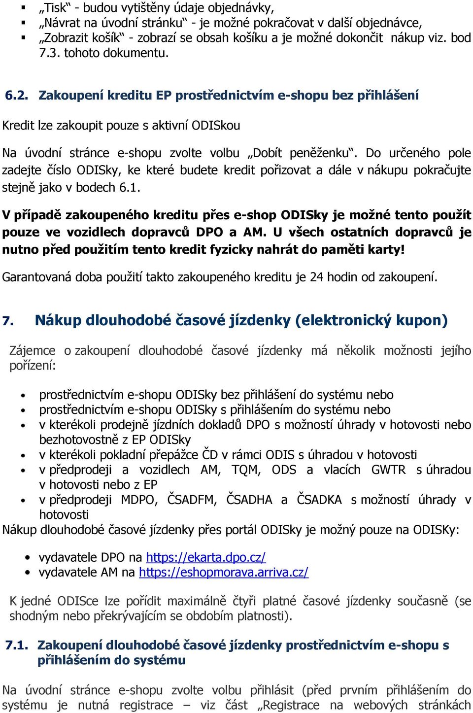 Návod na vyřízení a použití ODISky - PDF Free Download
