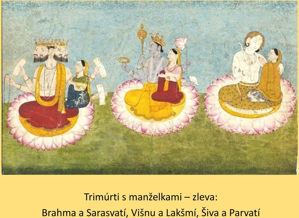 Brahma a Sarasvatí,