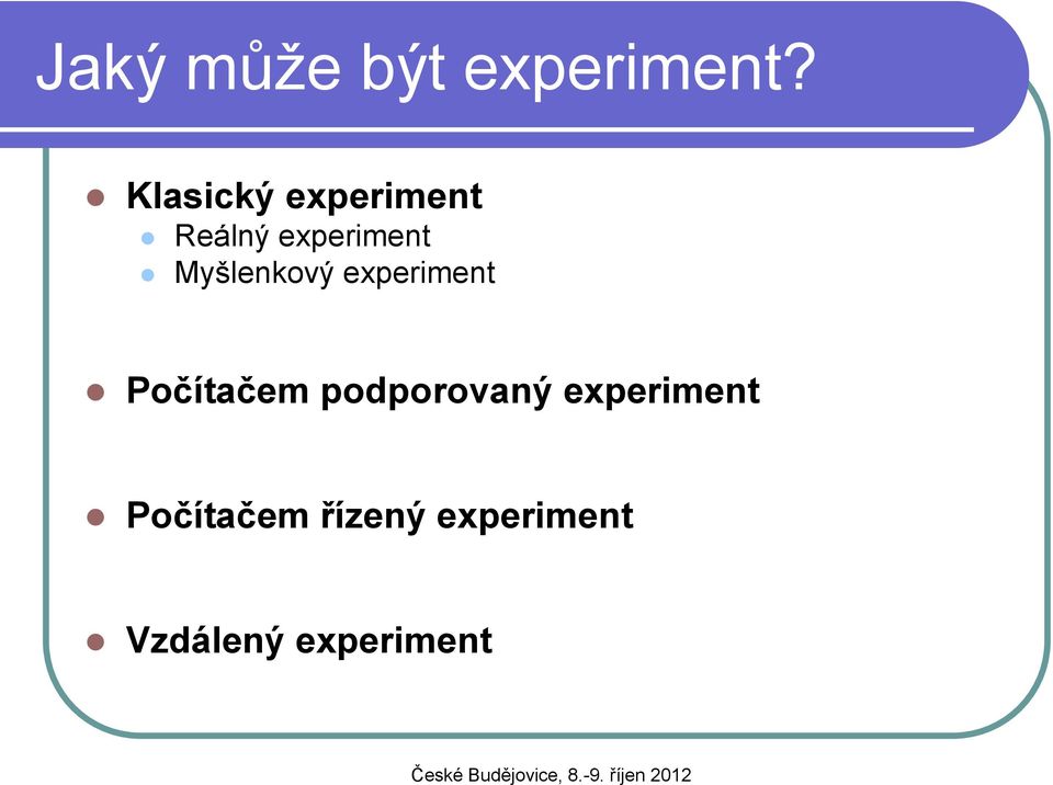 Myšlenkový experiment Počítačem