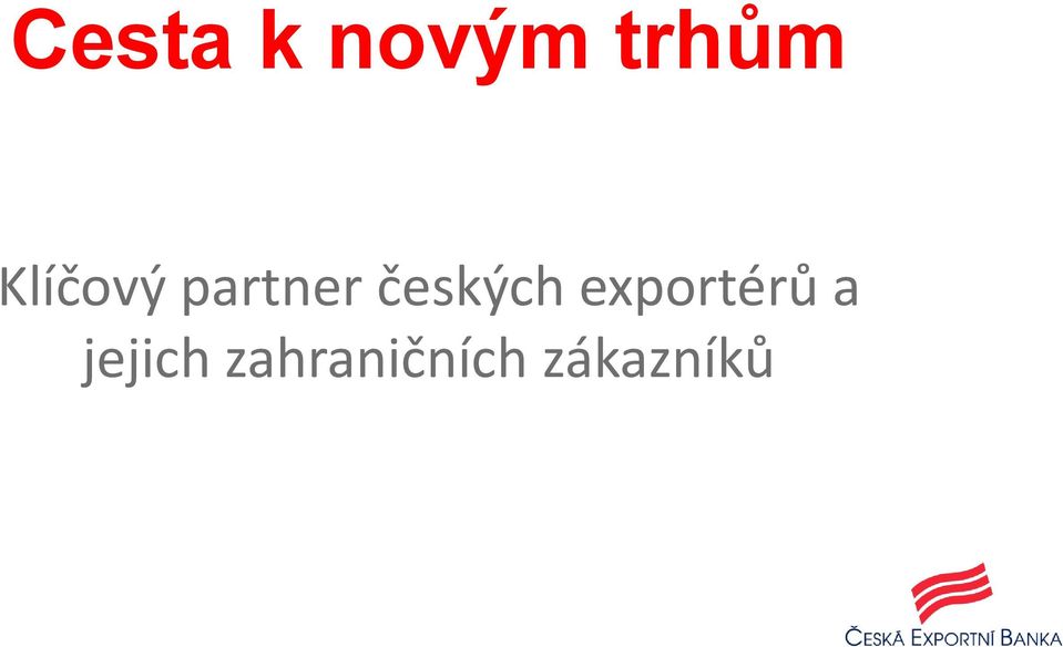 českých exportérů a