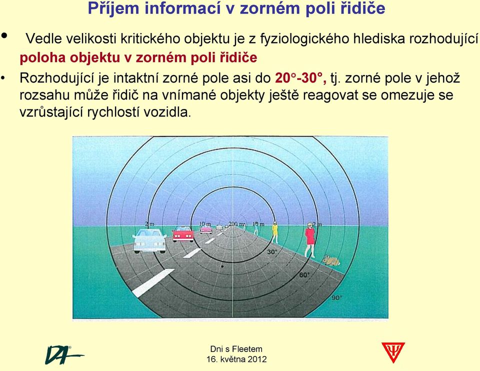 Rozhodující je intaktní zorné pole asi do 20-30, tj.