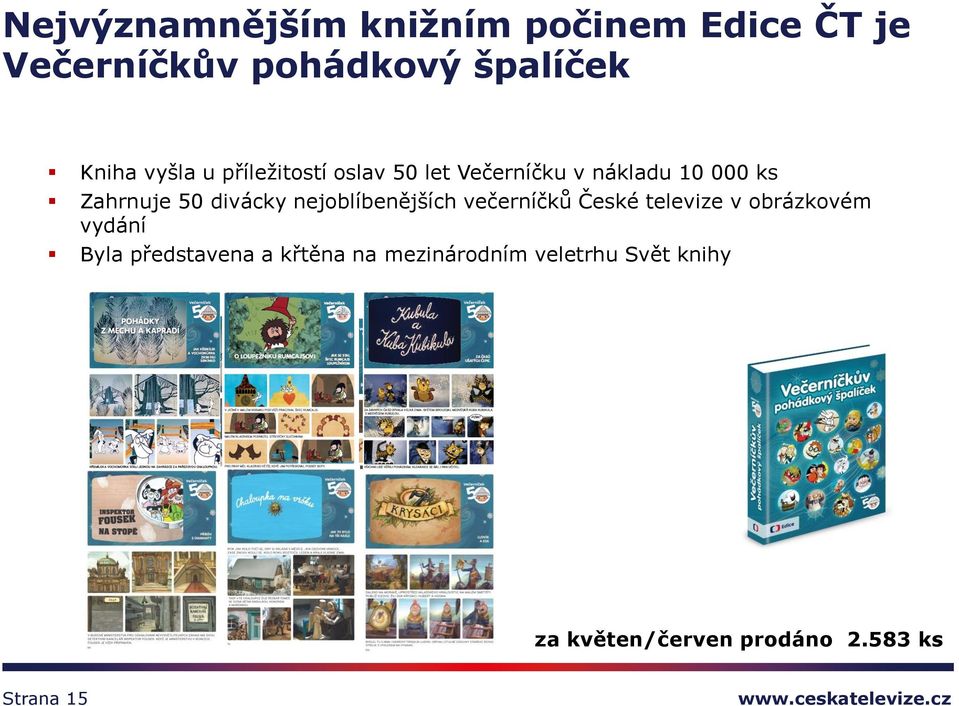 divácky nejoblíbenějších večerníčků České televize v obrázkovém vydání Byla