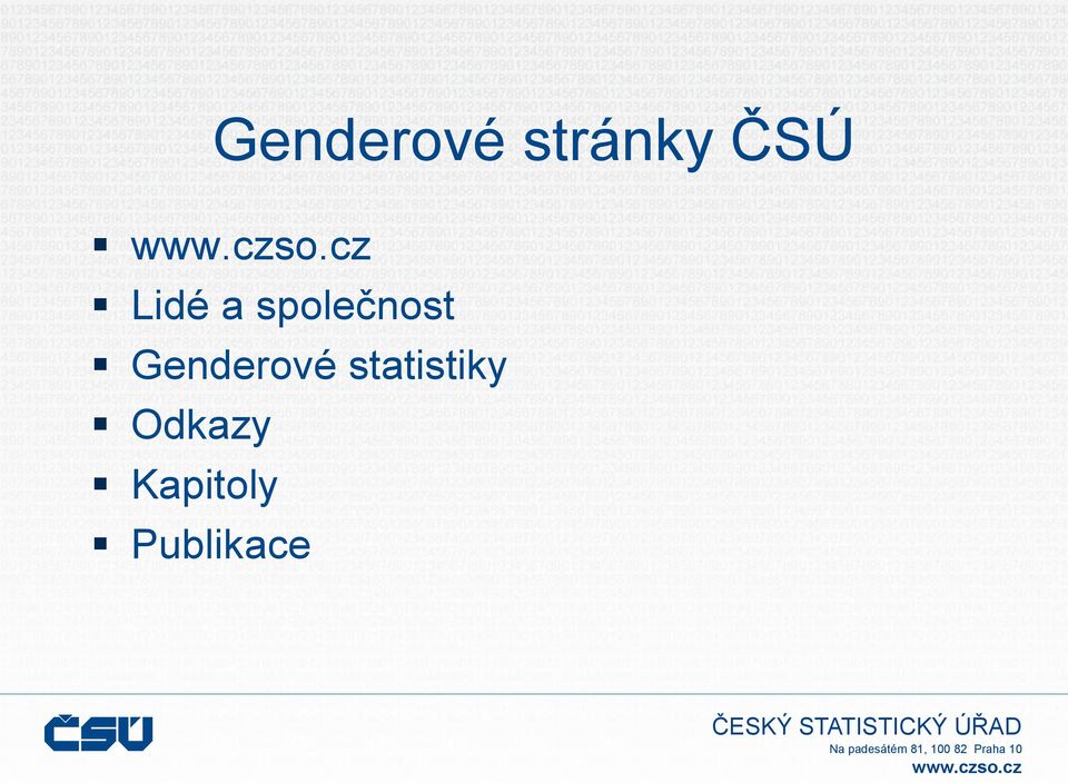 Genderové statistiky