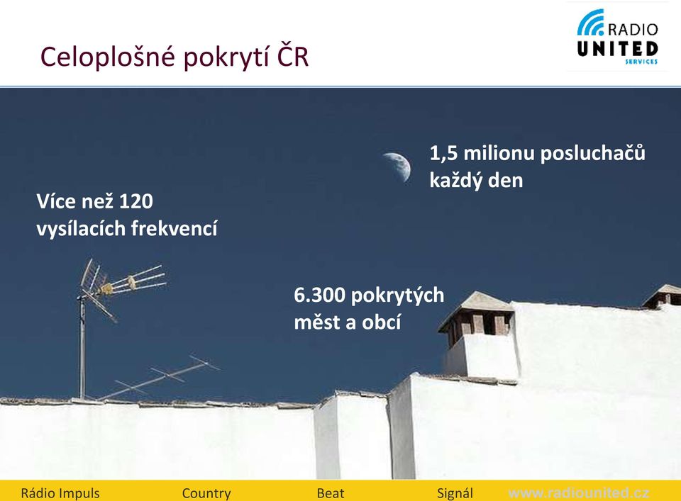 cz Celoplošné pokrytí ČR Více než 120