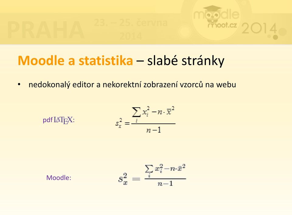 a nekorektní zobrazení