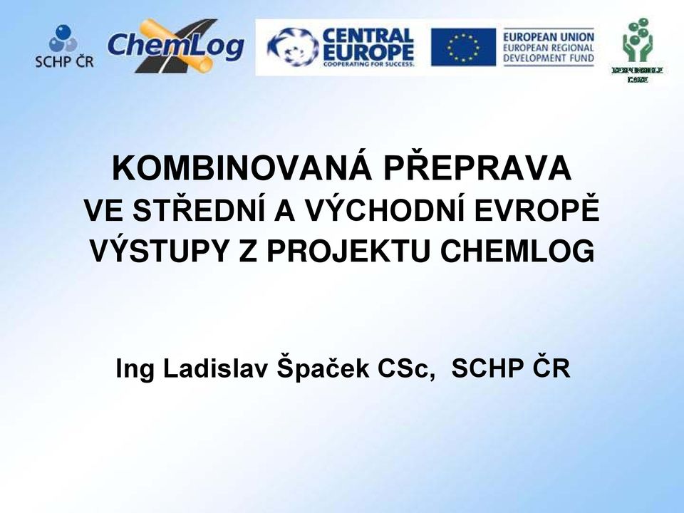 VÝSTUPY Z PROJEKTU CHEMLOG