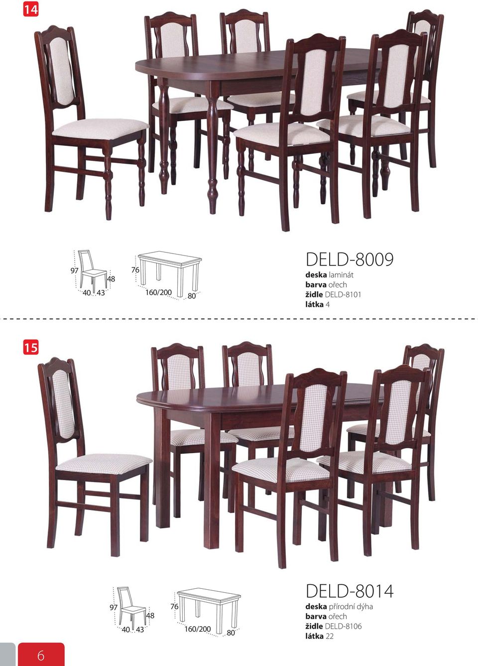 15 97 DELD-14 židle