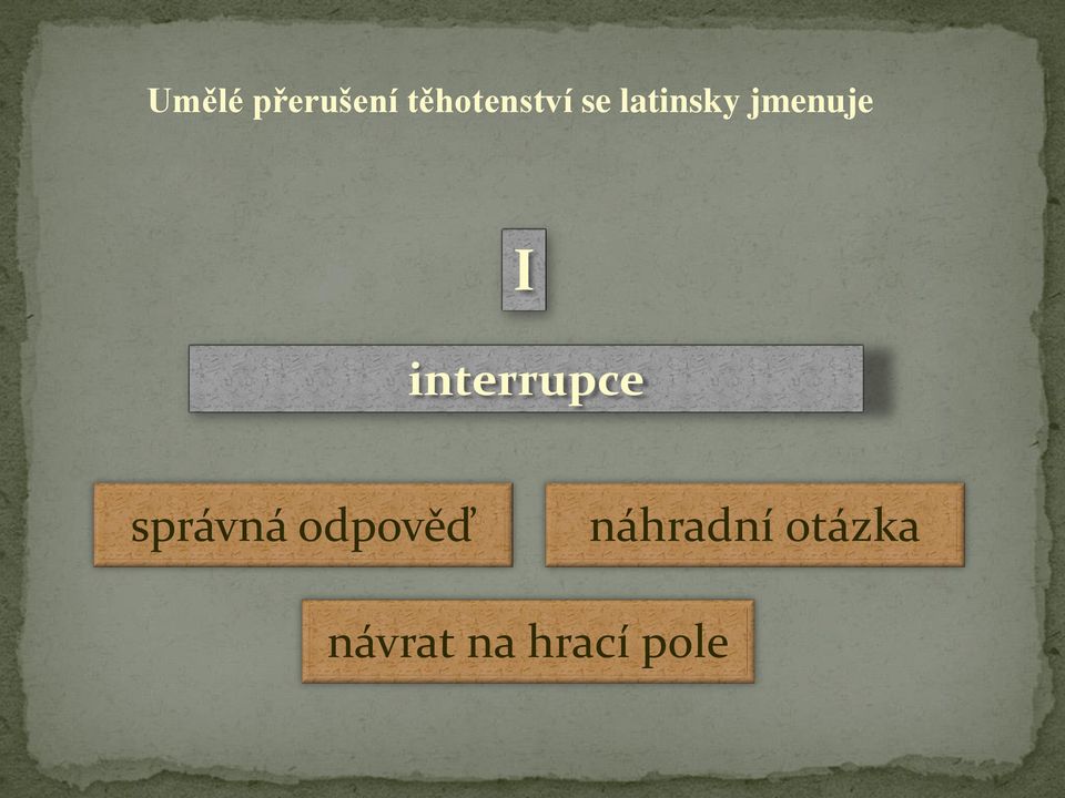 latinsky jmenuje I