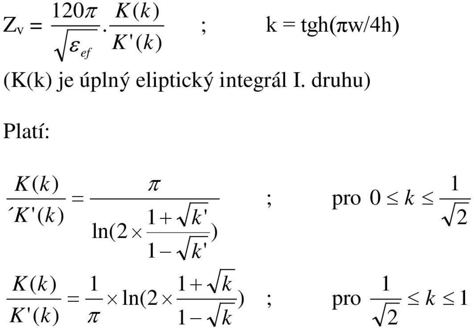 eliptický integál I.